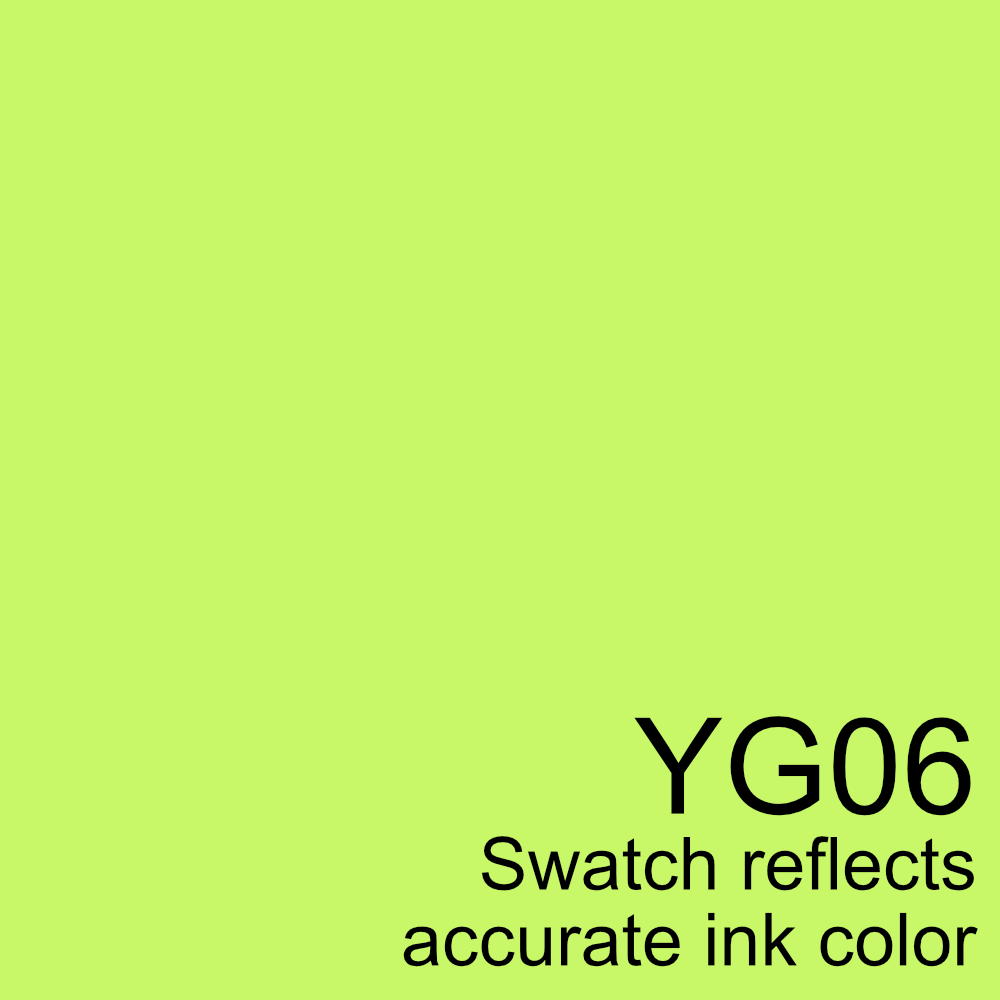 YG06 - Copic Sketch Marker Yellowish Green — Violeta Ink